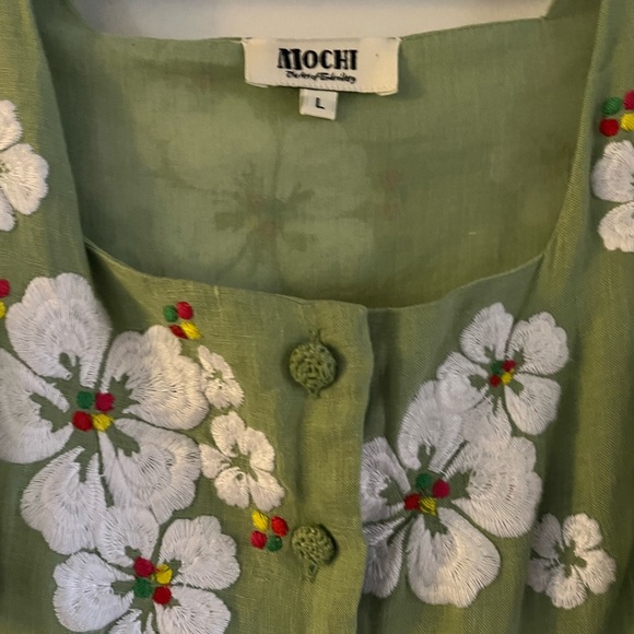 All Things Mochi Kay Dress in Green - Picture 4 of 11